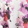 Wild Orchid purple linen and overlay fabric