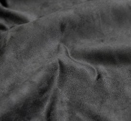 Charcoal Suede silver linen and overlay fabric