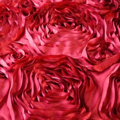 Red Rosette Linen